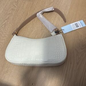 White baguette bag - Parisa Wang